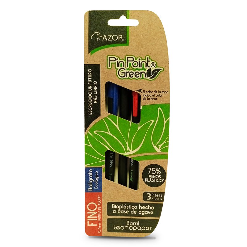 Azor Bolígrafo Pin Point Green - Farmacias Arrocha