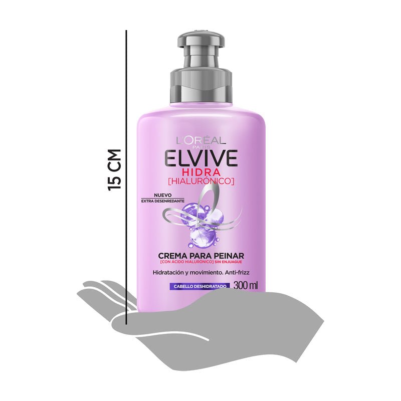 Elvive Hidra Hialurónico Crema Para Peinar Hidratación 300 Ml - Farmacias Arrocha