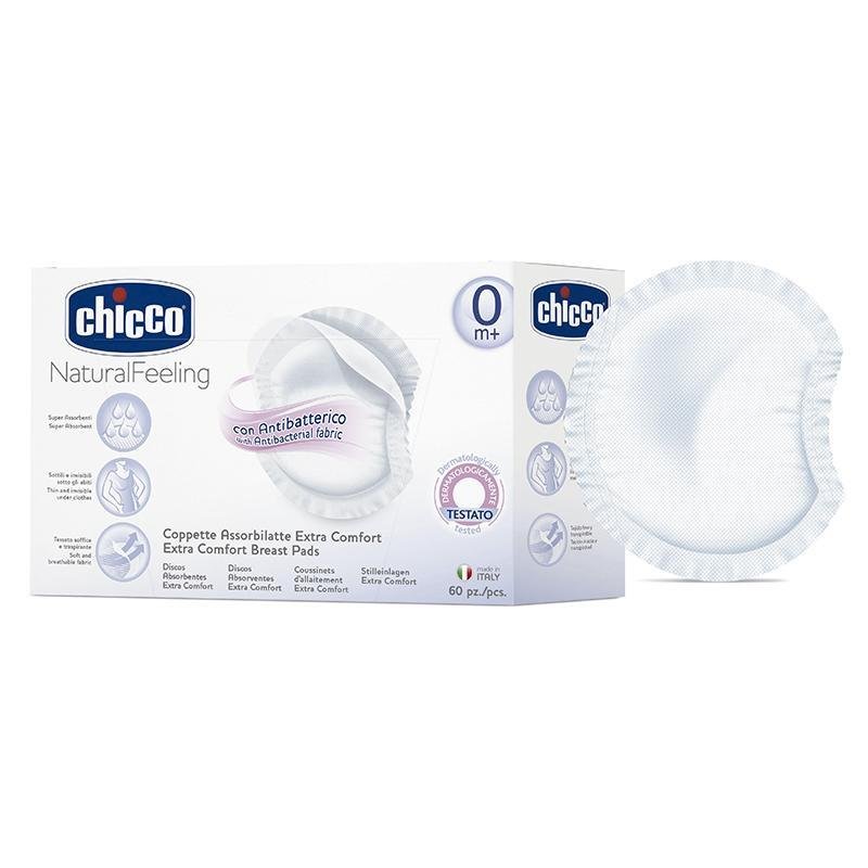 Chicco Naturalfeeling Breast Pads 60Pz - Farmacias Arrocha
