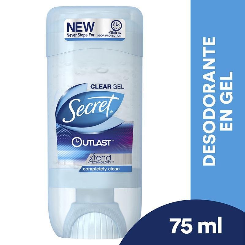 Secret Clear Gel Completely Clean 12/2.6Oz - Farmacias Arrocha