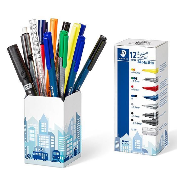 Staedler Triplus Multi Set Mobility 12 Pcs - Farmacias Arrocha