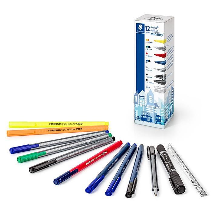 Staedler Triplus Multi Set Mobility 12 Pcs - Farmacias Arrocha